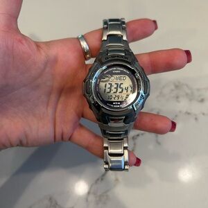 G-Shock Metallic Gray Digital Smartwatch